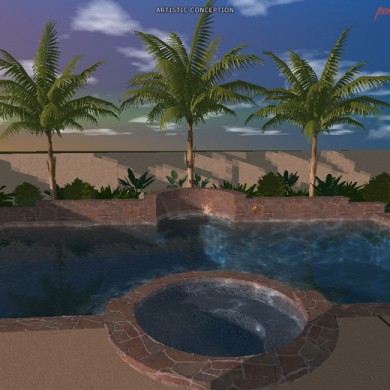 SoCal Custom Pools and Spas 3D