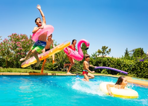 What are the 4 biggest health benefits of owning a swimming pool?