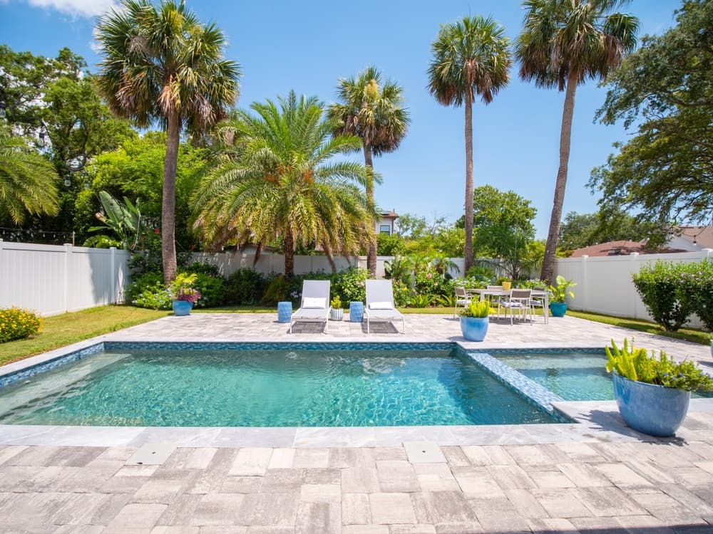 refined pool remodel in San Diego